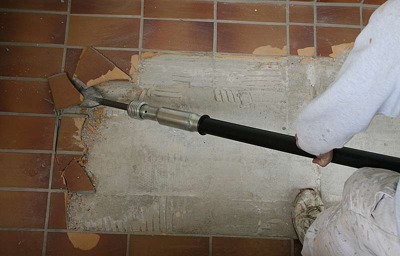 Decopertarea gresiei cu VOGT Hammer