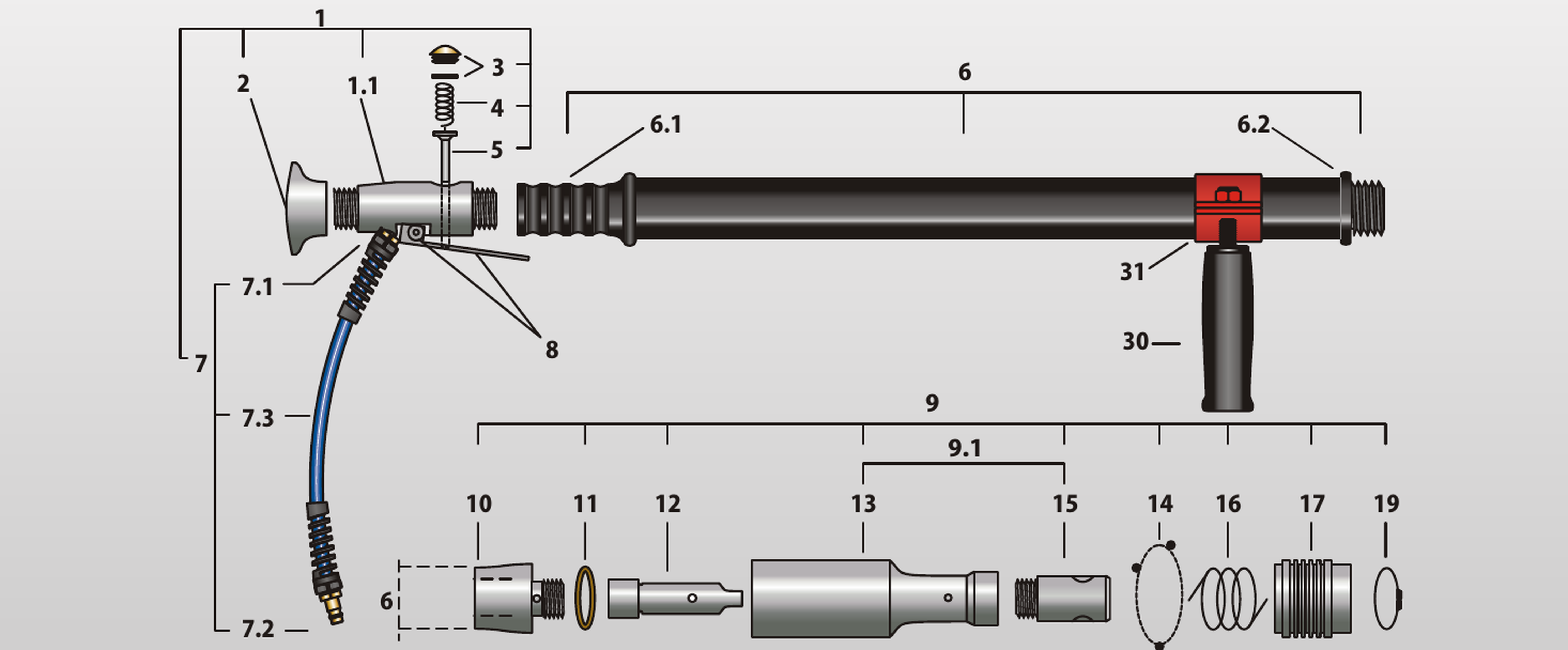 Diagrama piese de schimb VOGT Hammer 50